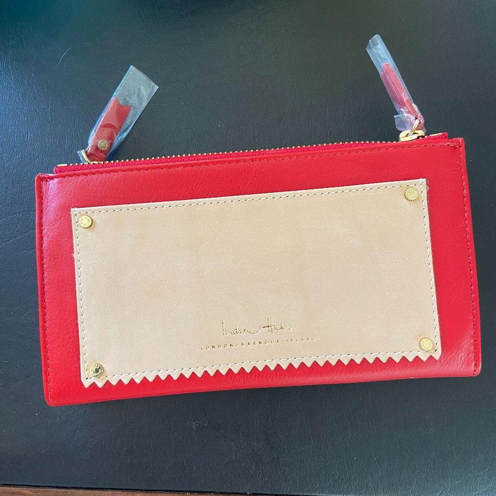 NEW  India Hicks- Red Take Out Wallet